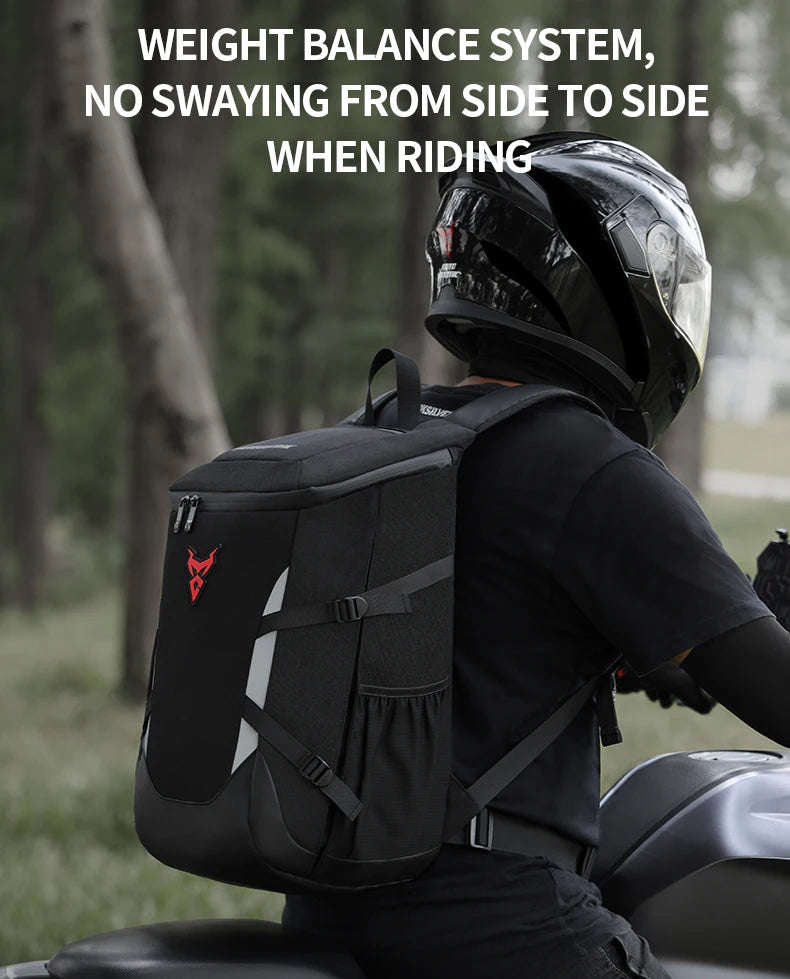 RidePack – Motorcycle Helmet & Travel Backpack