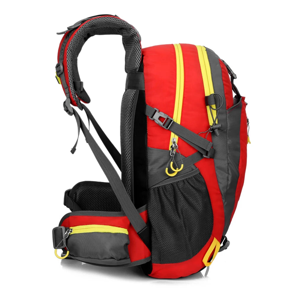 Cycle Climb 40L Water Resistant Travel Backpack Camp Hike Laptop Daypack Trekking Climb Back Bags For Outdoor  Men Women