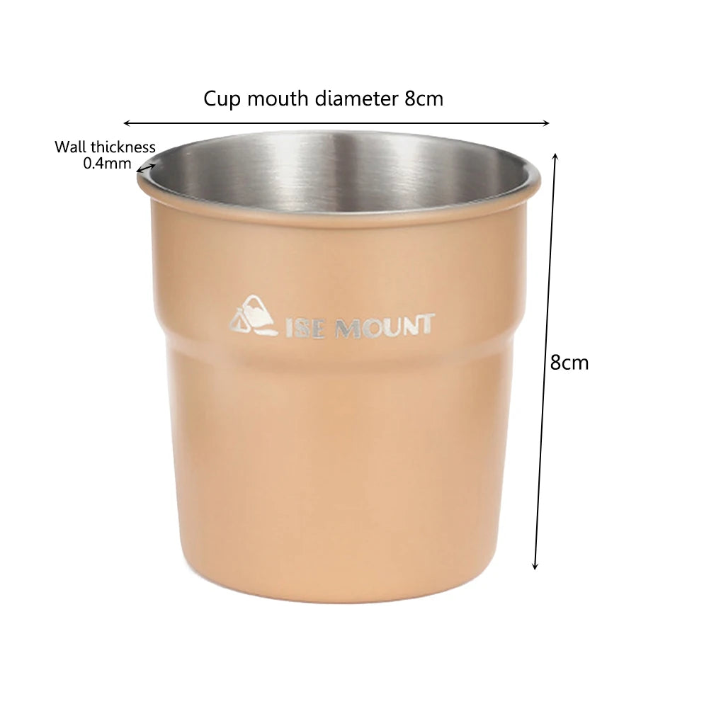 CampSip™ Stainless Steel Camping Cup – Your Essential Outdoor Companion