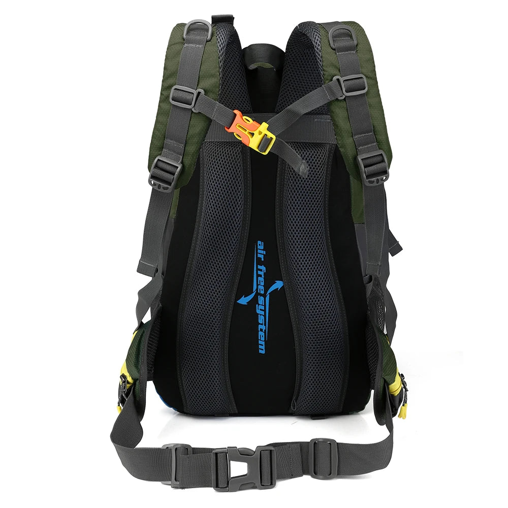 Cycle Climb 40L Water Resistant Travel Backpack Camp Hike Laptop Daypack Trekking Climb Back Bags For Outdoor  Men Women