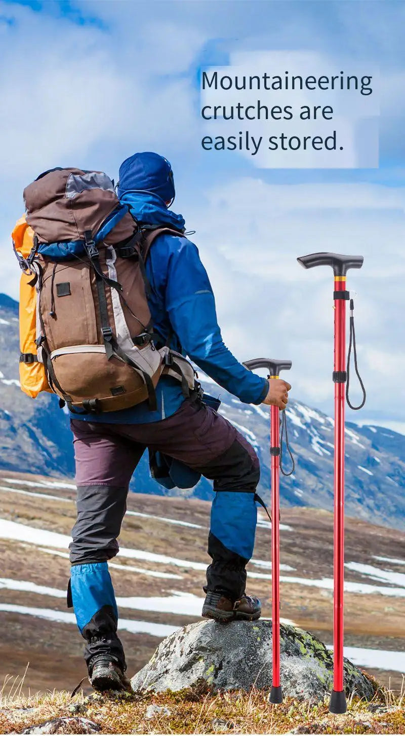 Velmont TrekMaster – 5-Section Folding Trekking Pole