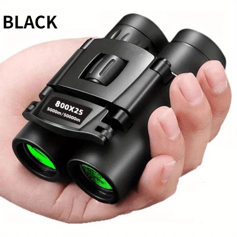 High definition remote binoculars - portable foldable telescopes suitable for outdoor hunting, travel, and camping