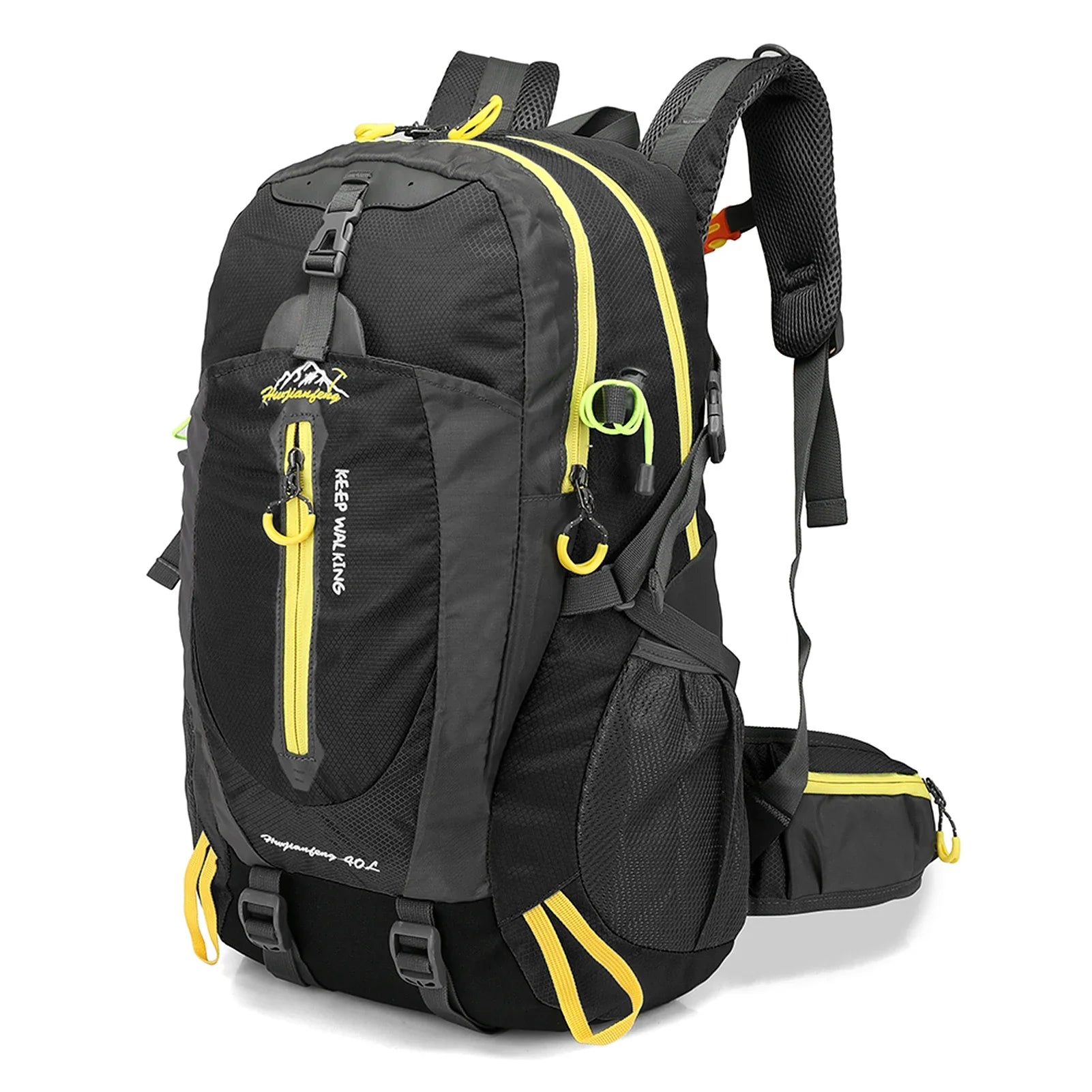 40L waterproof travel backpack, camping and hiking laptop bag, hiking backpack, men's and women's hiking backpack