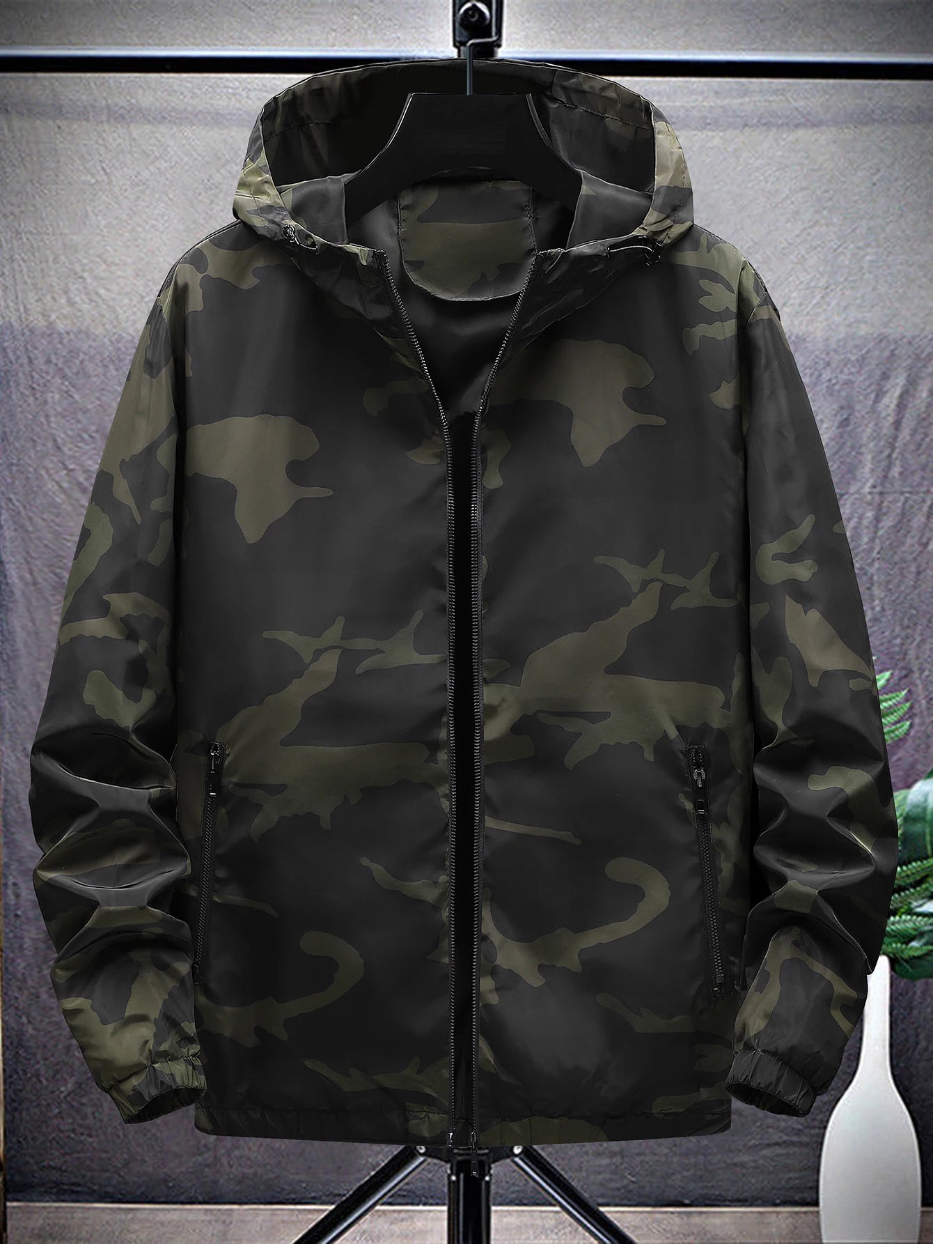 Velmont UrbanCamo – Men’s Hooded Streetwear Jacket