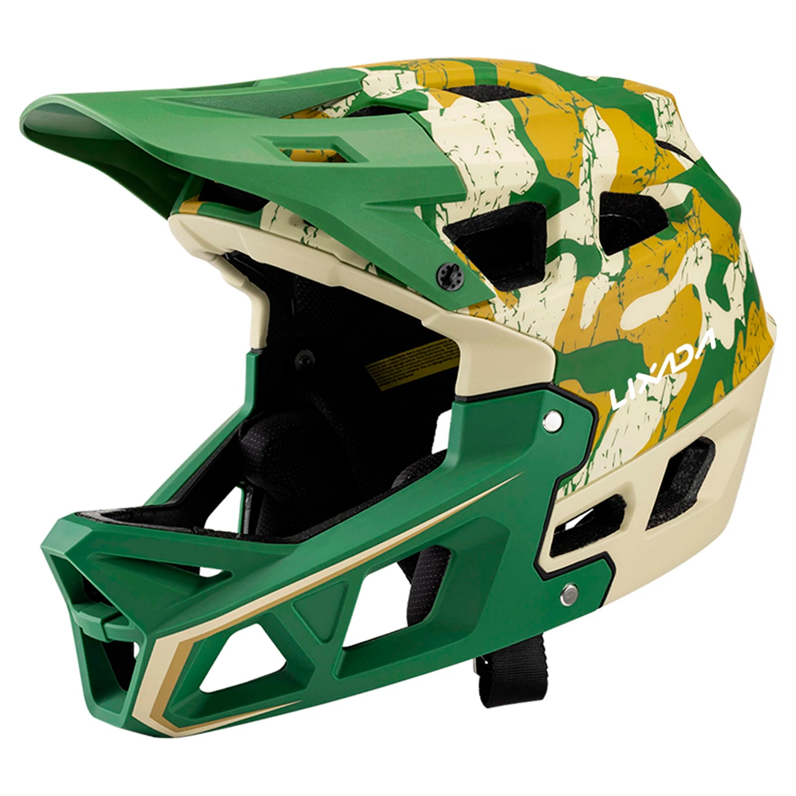 Full Face Mountain Bike Helmet – Adult Racing Downhill MTB Safety Gear
