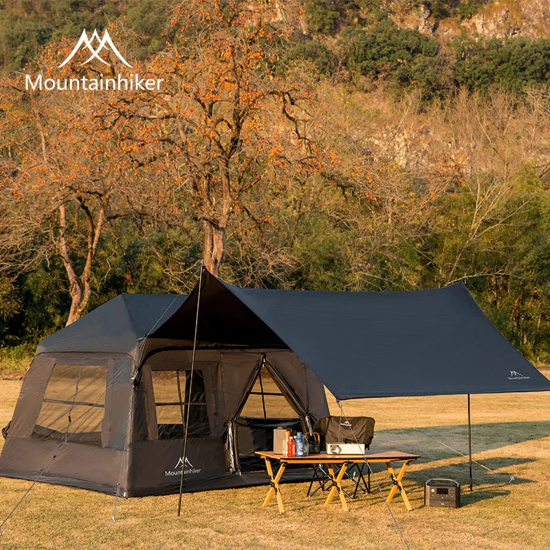MOUNTAINHIKER Outdoor Camping Tent — Waterproof & UV-Resistant (2–5 Person)
