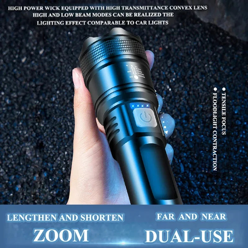 TactiGlow™ Rechargeable LED Flashlight