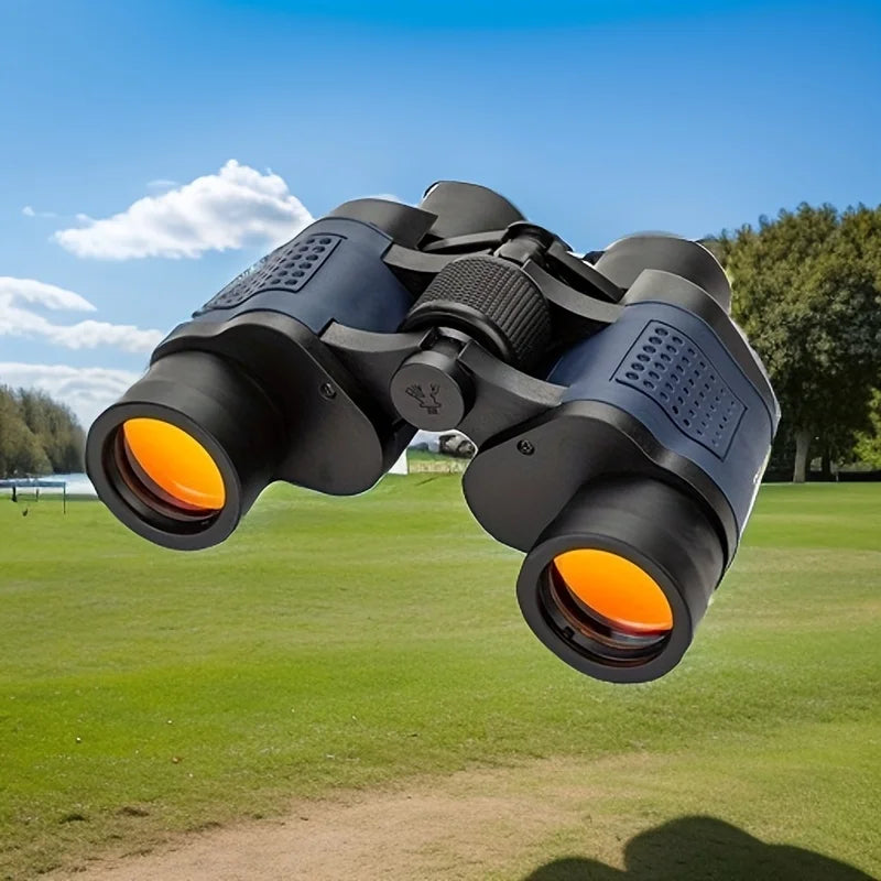 Portable Outdoor Binoculars Double Eyepiece Telescope for Leisure Scenic Viewing Travel Supplies Bird Watching Magnifying Glass