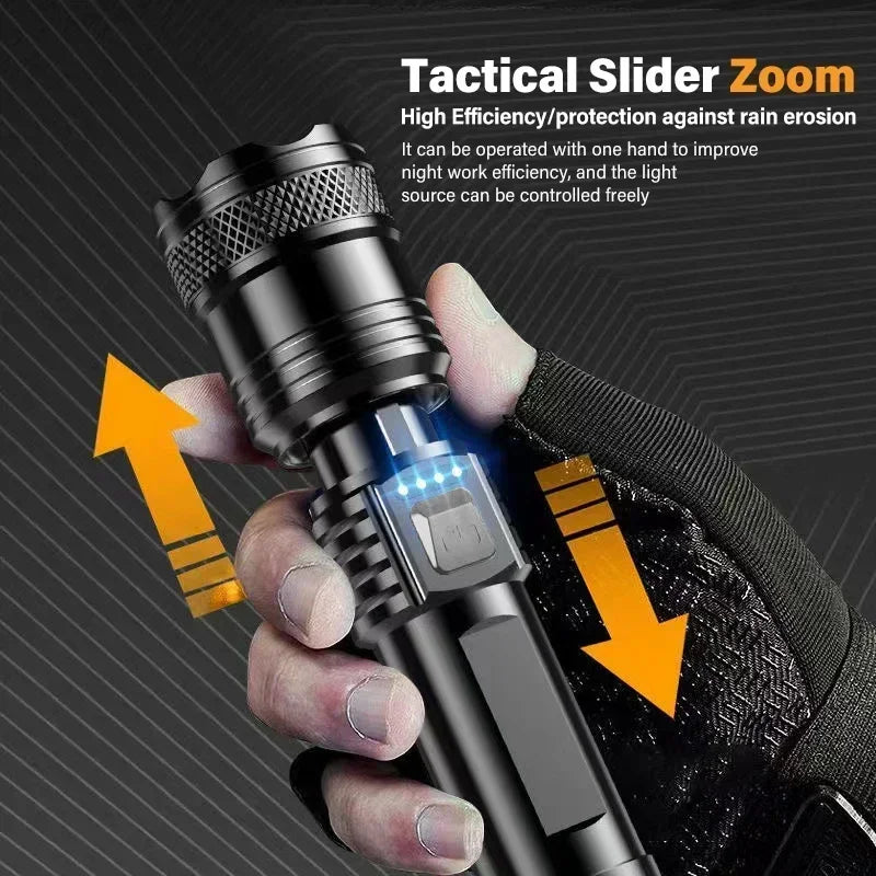 TactiGlow™ Rechargeable LED Flashlight