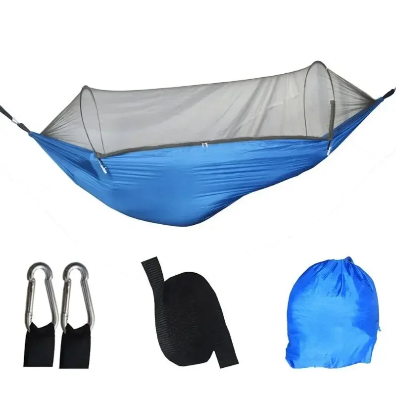 BreezeGuard™ Camping Hammock with Mosquito Net