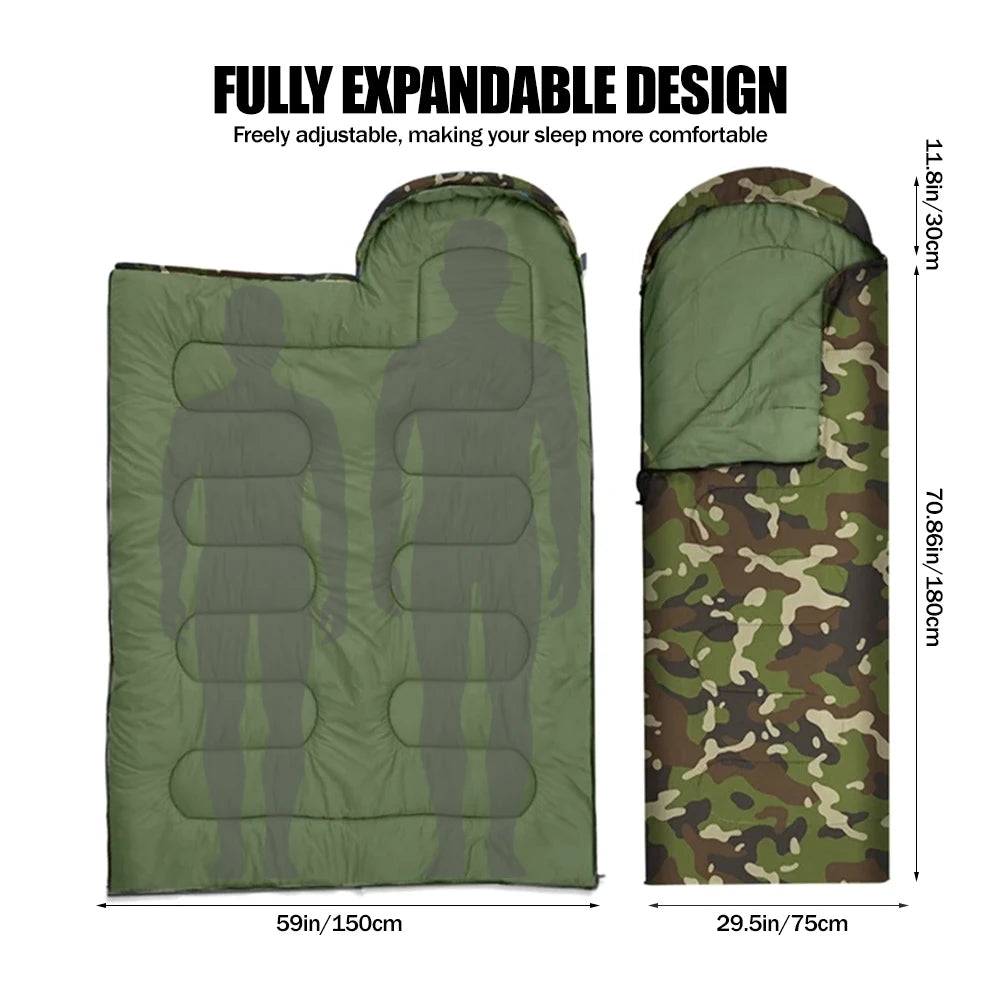 CamoShield – Lightweight Camouflage Sleeping Bag