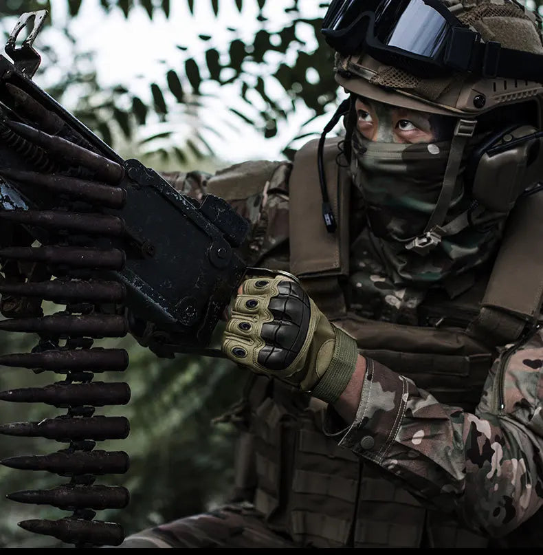 Tactical Gloves for Men Women Spring Summer Protective Soft Shell Anti Slip Outdoor Motorcycle Sports Training Military Cycling
