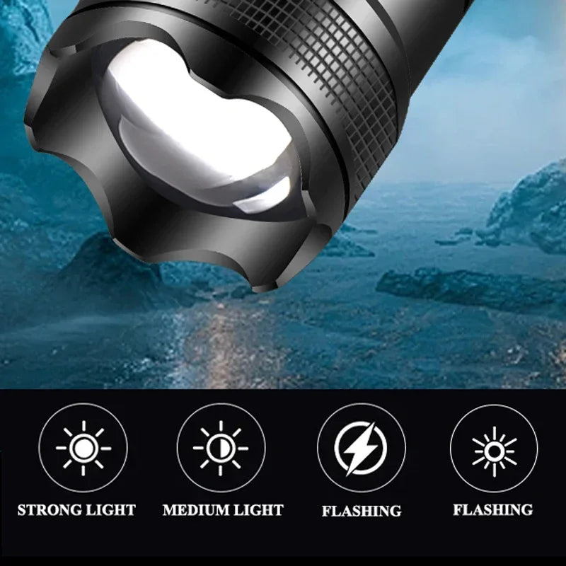 TactiGlow™ Rechargeable LED Flashlight
