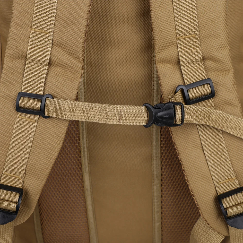 Large Capacity Hiking Backpack – Canvas Outdoor Tactical Rucksack