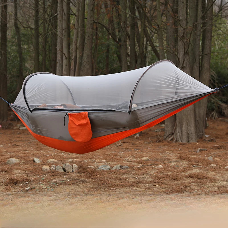 BreezeGuard™ Camping Hammock with Mosquito Net