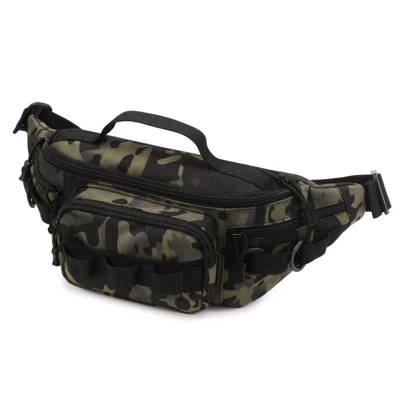 Camping Waist Chest Bag Multifuctional Outdoor Backpack Molle Fishing Lure Bag Shoulder Sling Fanny Pack Sports Hiking Bags