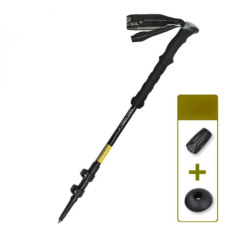 PathGuard™ Foldable Trekking Pole – Compact Strength for Every Journey