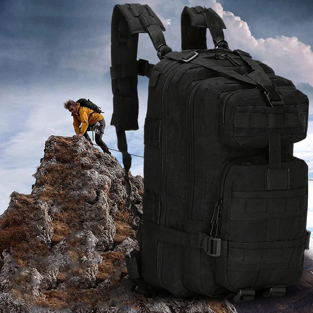 Mountaineering Backpack – Large Capacity, Adjustable & Breathable