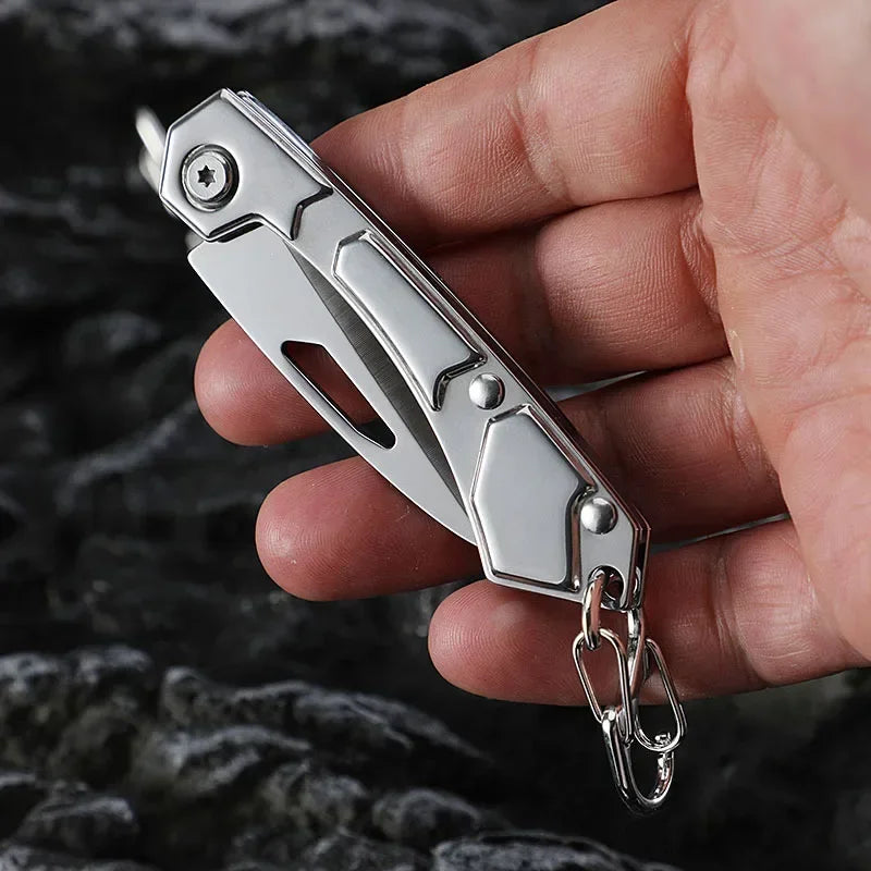 Camping Folding Knife Fruit Knife Outdoor Knife Sharp Blade Utility Knife Portable Hunting Knife Multi-function Pocket Knife