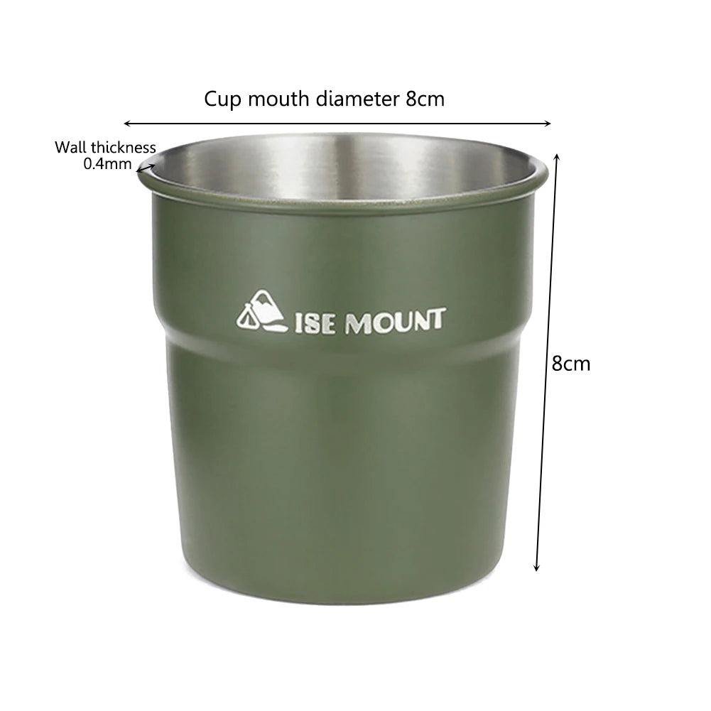 CampSip™ Stainless Steel Camping Cup – Your Essential Outdoor Companion