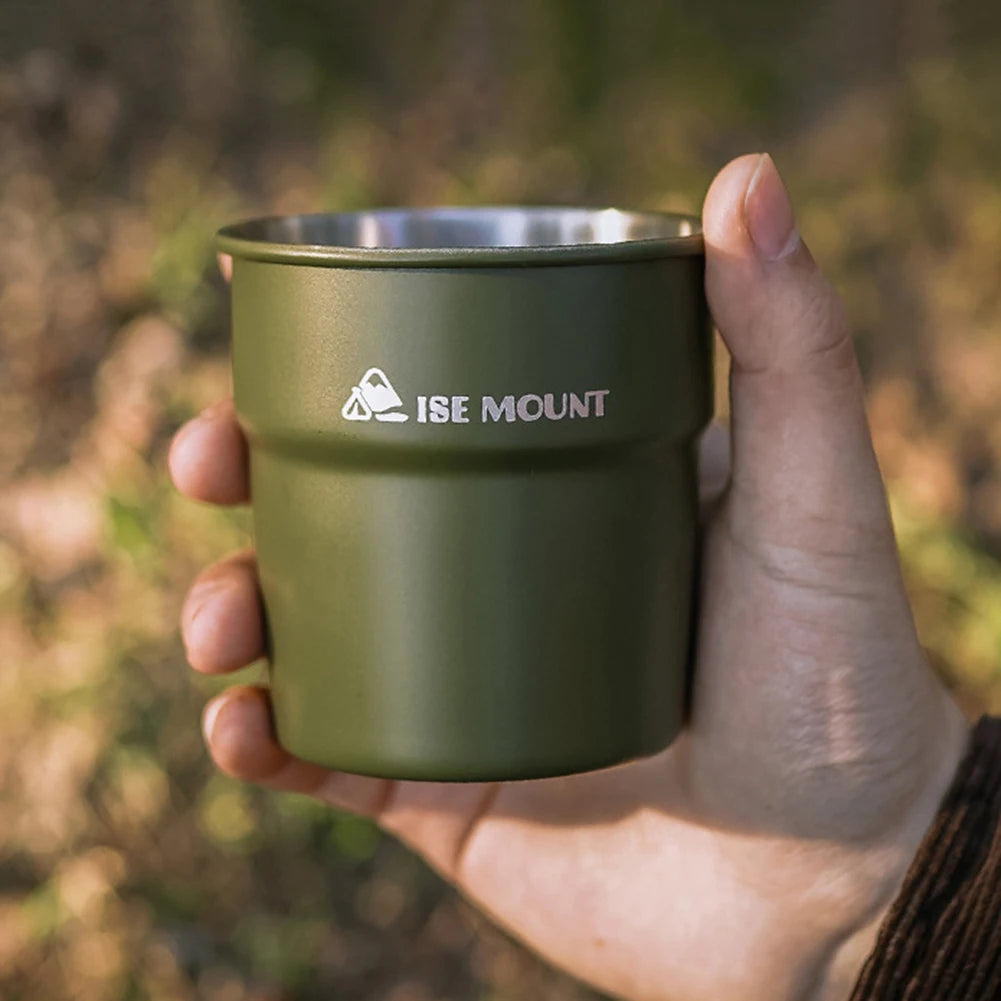 CampSip™ Stainless Steel Camping Cup – Your Essential Outdoor Companion
