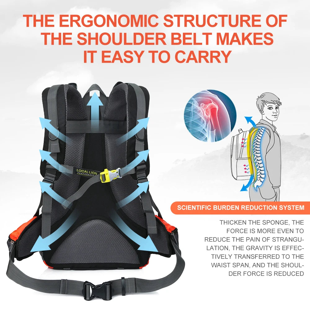 StoneRidge™ 40L Tactical Hiking Backpack