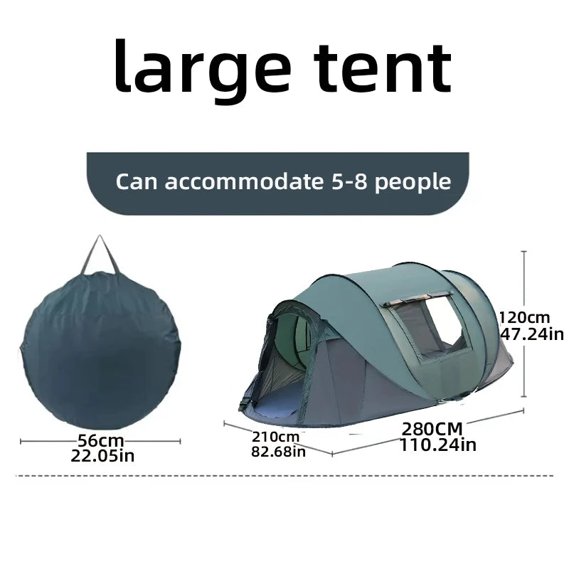 HavenDome XL Family Tent – 5-8 Person Waterproof Outdoor Shelter