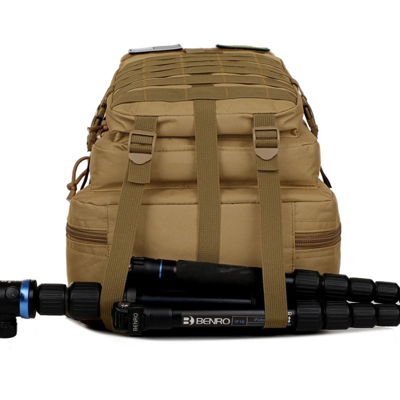 Large Capacity Waterproof Outdoor Travel Backpacks for Men Multi Pockets Durable Tactical Bag Camping Hiking Oxford Backpack