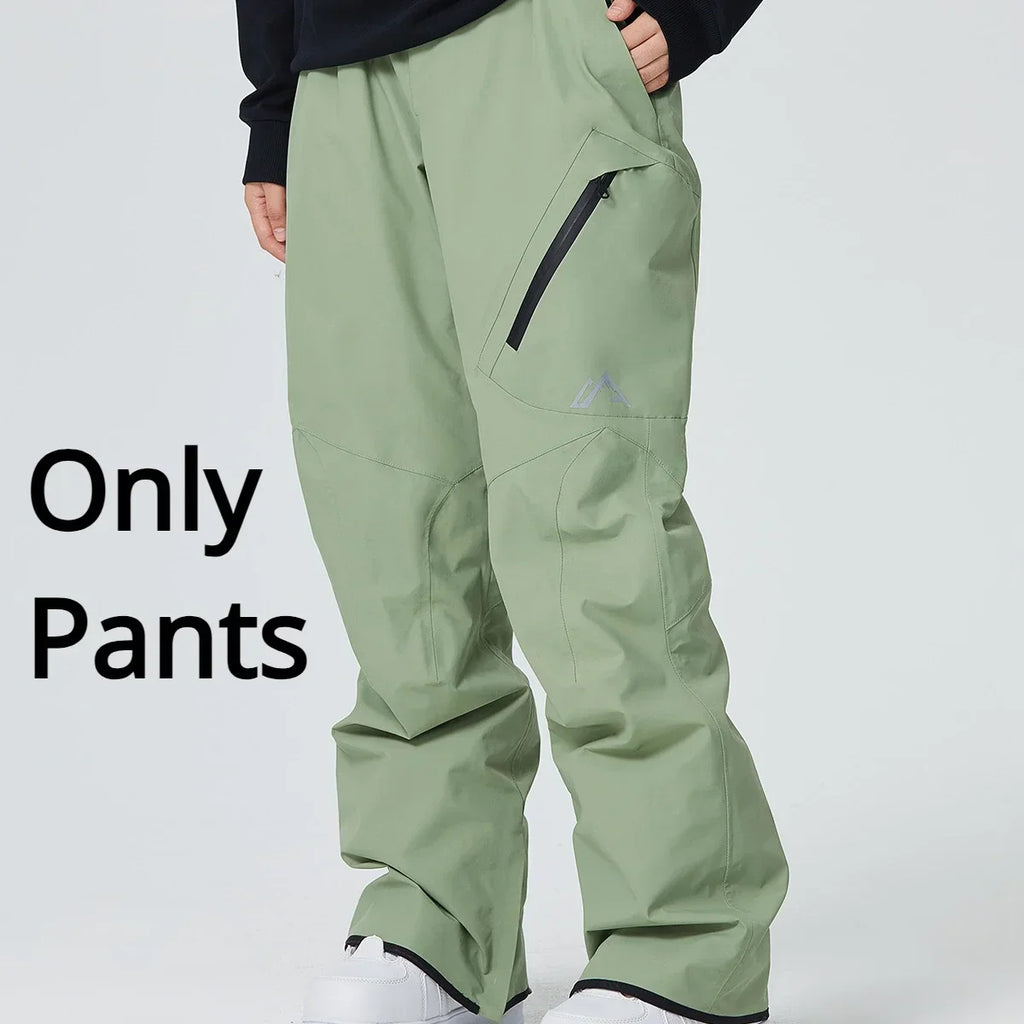 Winter 2025 Women's Snow Pants – Waterproof & Windproof Ski Overalls