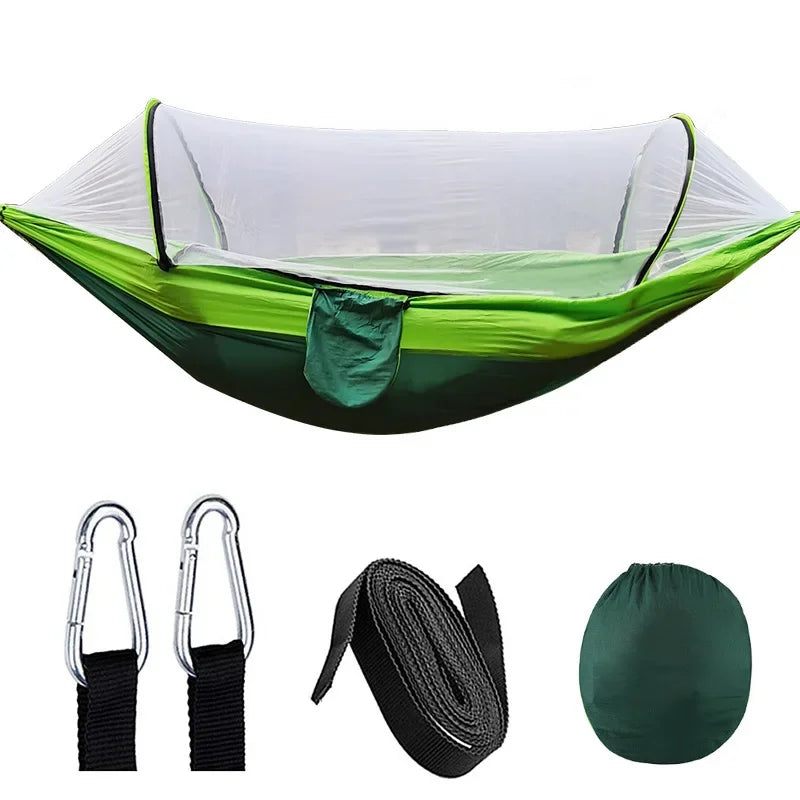 BreezeGuard™ Camping Hammock with Mosquito Net