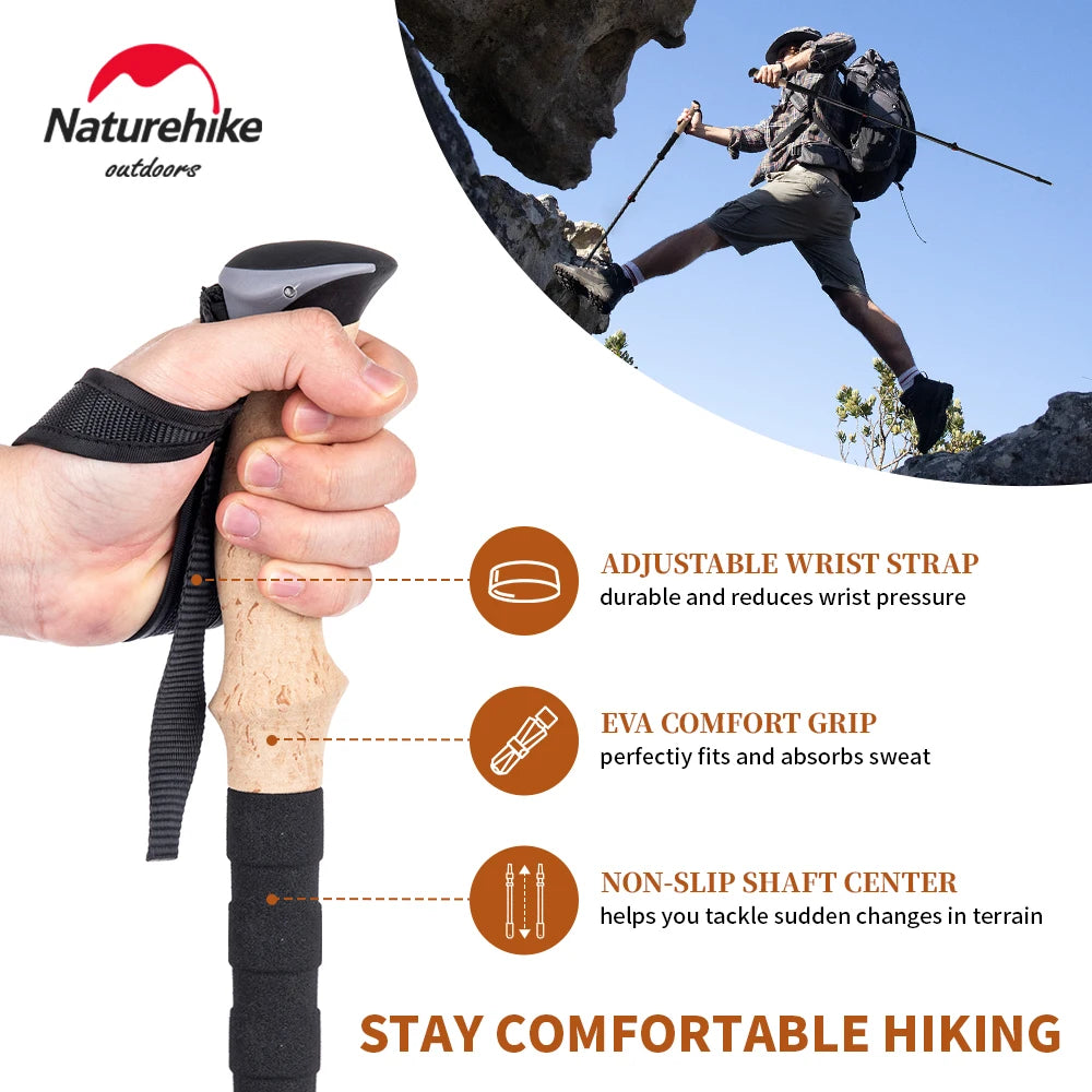 Skystride™ Carbon Trekking Poles
