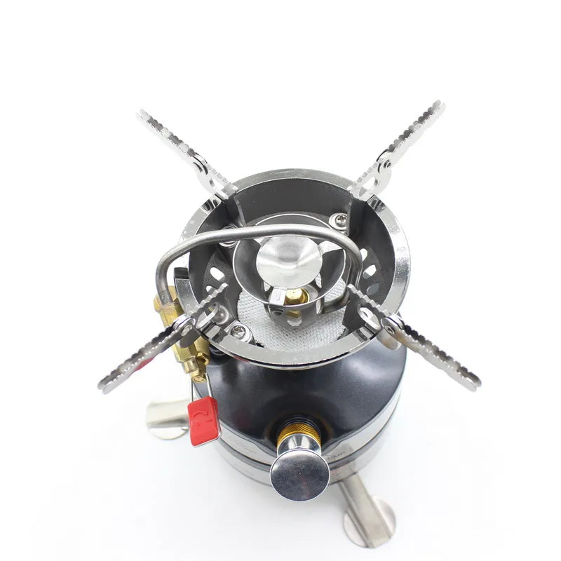 Portable Outdoor Camping Liquid Fuel Gasoline Oil Burning Stove Cooking Picnic Furnace