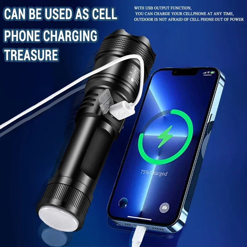 TactiGlow™ Rechargeable LED Flashlight