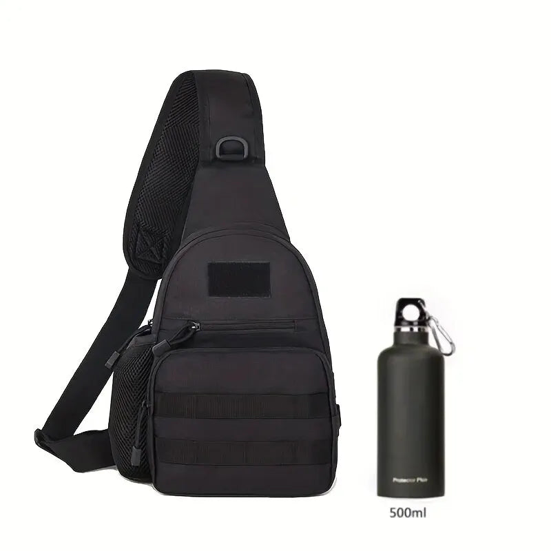 Military Shoulder Bag, Trekking Chest Sling Bag,  Backpack For Hiking Outdoor Camping Fishing
