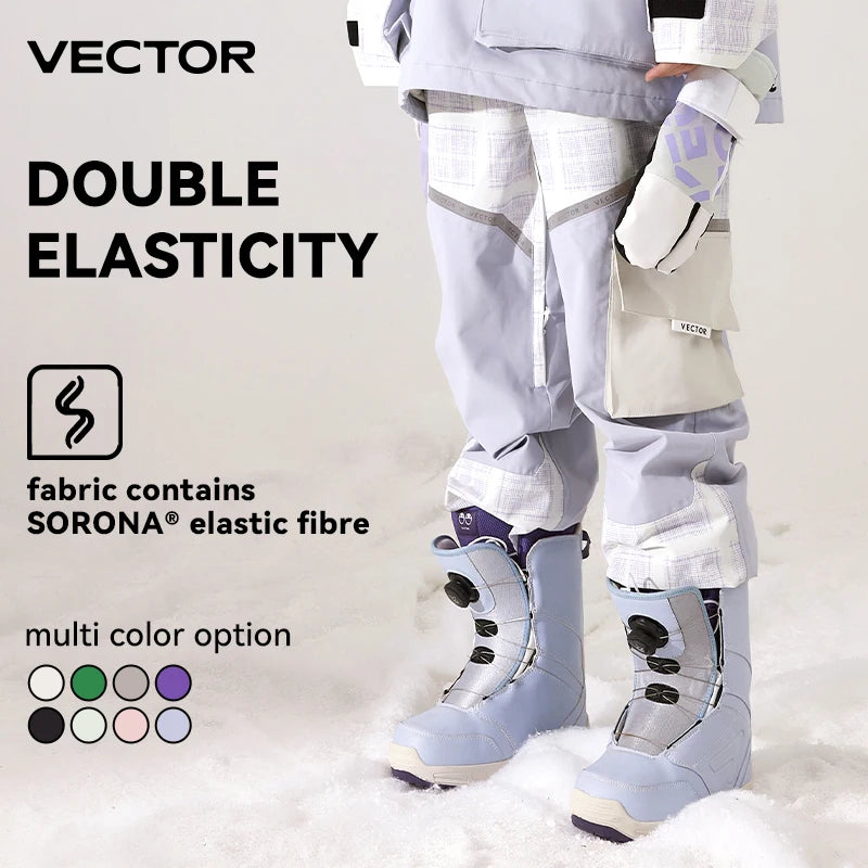 Women's Winter Ski Pants – Windproof & Waterproof Snow Trousers for Outdoor Adventures