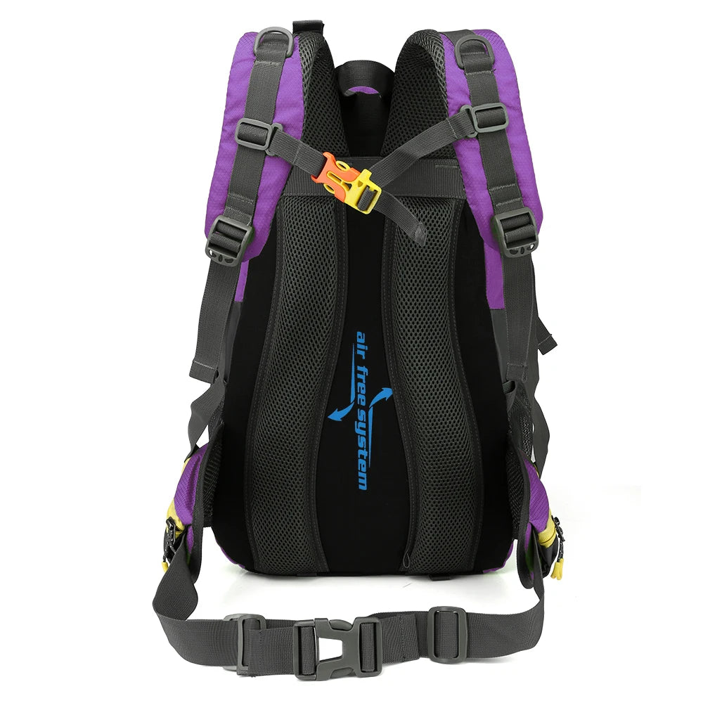 Cycle Climb 40L Water Resistant Travel Backpack Camp Hike Laptop Daypack Trekking Climb Back Bags For Outdoor  Men Women