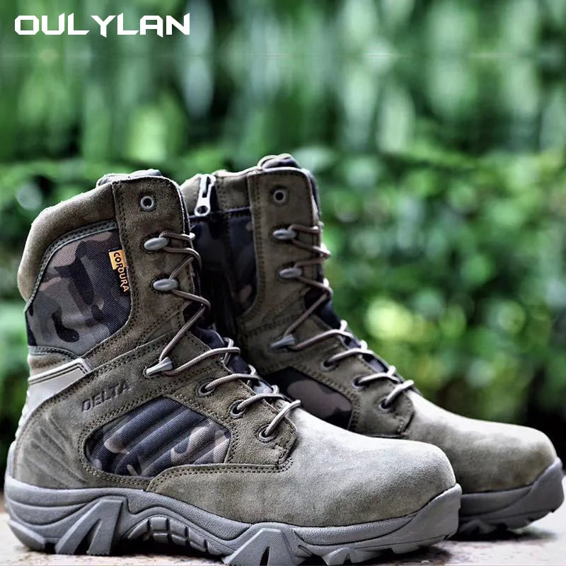Men’s Outdoor Climbing & Work Safety Boots