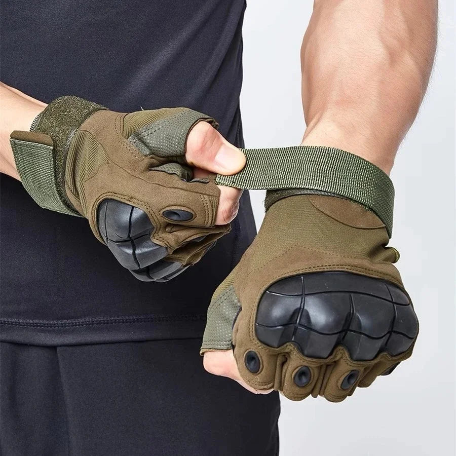 Tactical All Finger Gloves Male Outdoor Sports Riding Mountaineering Army Fans Special Forces Combat Training Anti slip and Wear