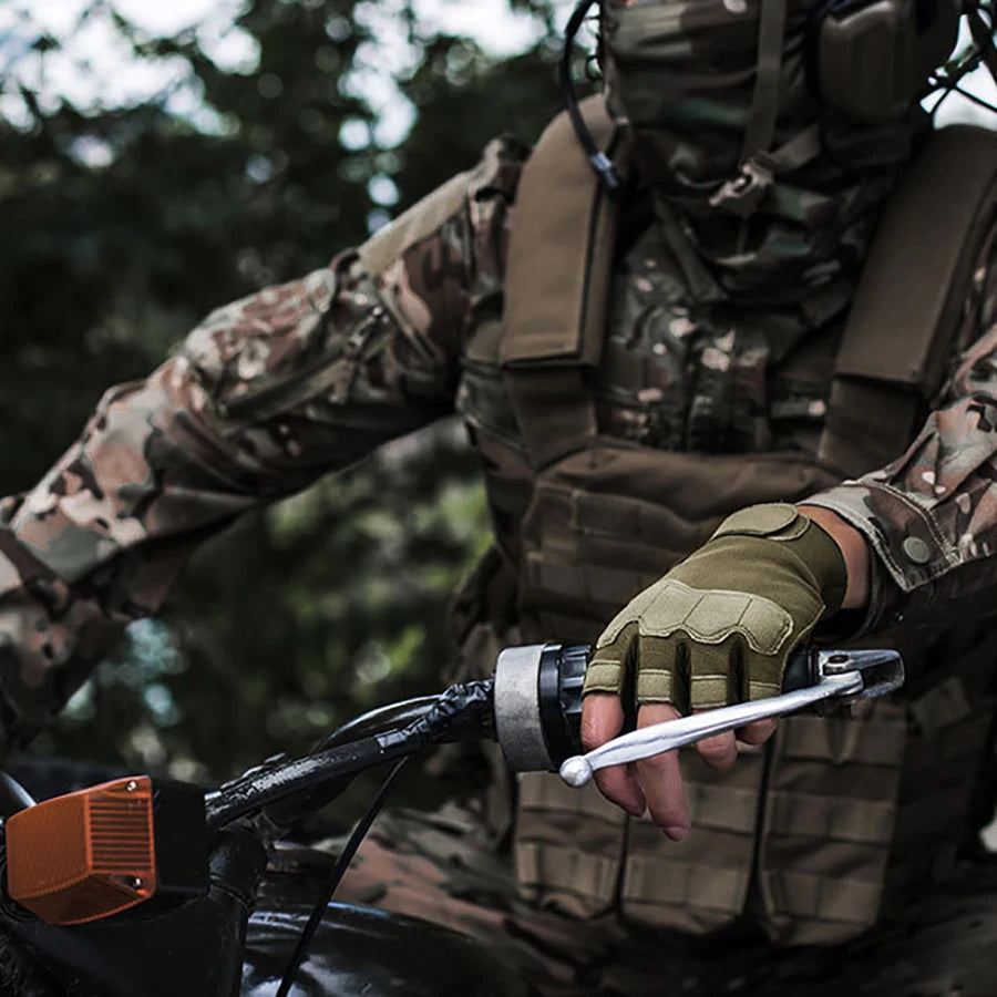 Tactical Gloves for Men, Touchscreen Motorcycle for Outdoor Sports Cycling Airsoft Paintball Hunting Hiking Camping Climbing