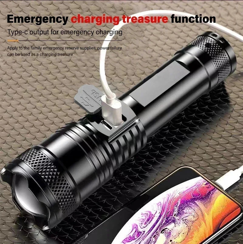 TactiGlow™ Rechargeable LED Flashlight