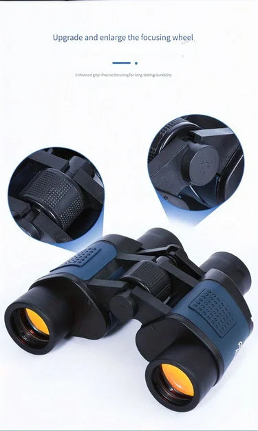 Portable Outdoor Binoculars Double Eyepiece Telescope for Leisure Scenic Viewing Travel Supplies Bird Watching Magnifying Glass