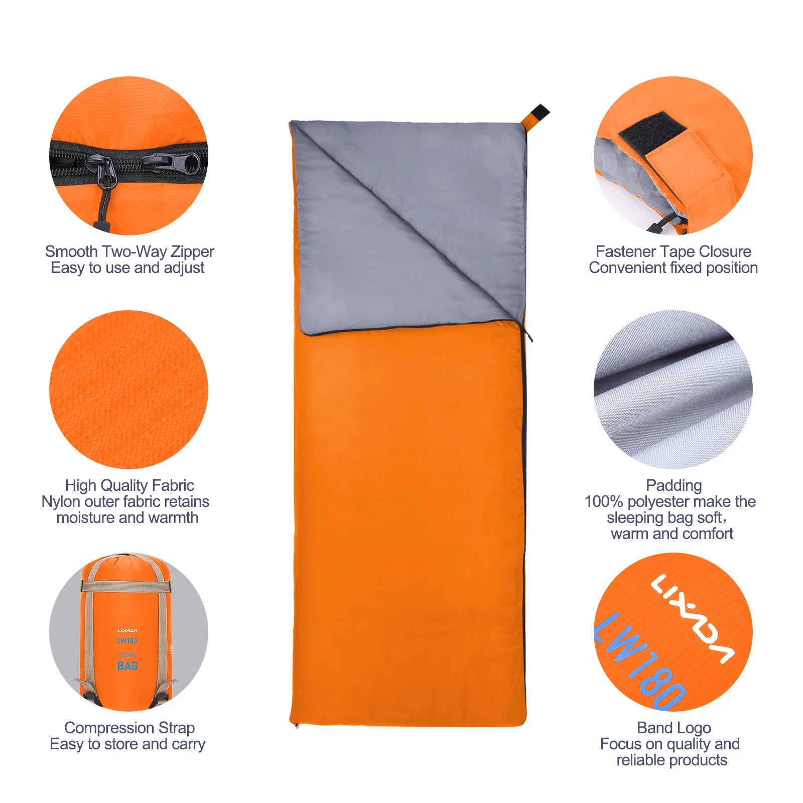 LightTrail – Ultralight Envelope Sleeping Bag
