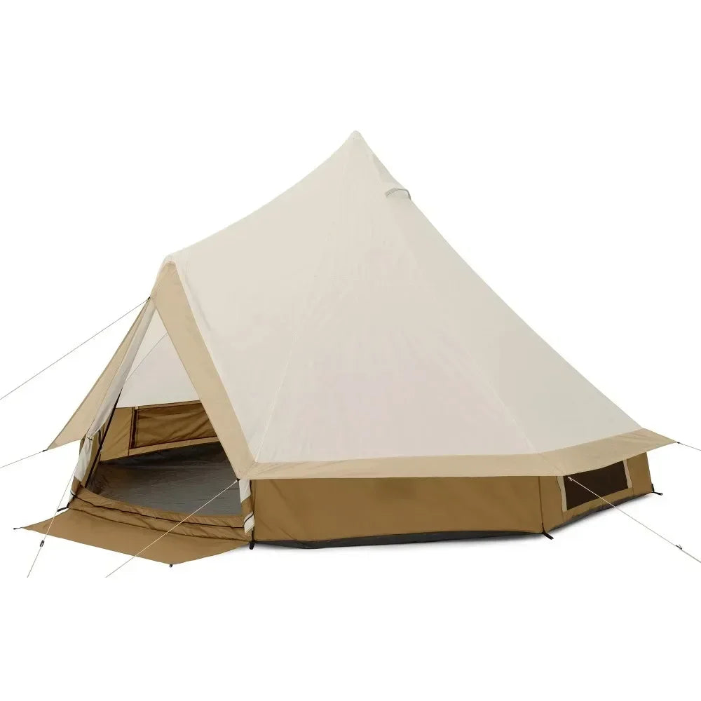 GlampLite™ 8-Person Bell Tent – Ultimate Outdoor Luxury