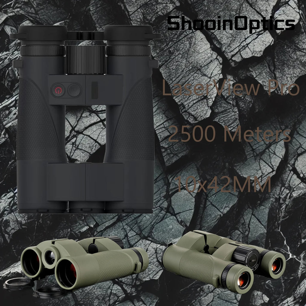 Shooin Gen II 2500 Meters Rangefinder 10x42 Binoculars