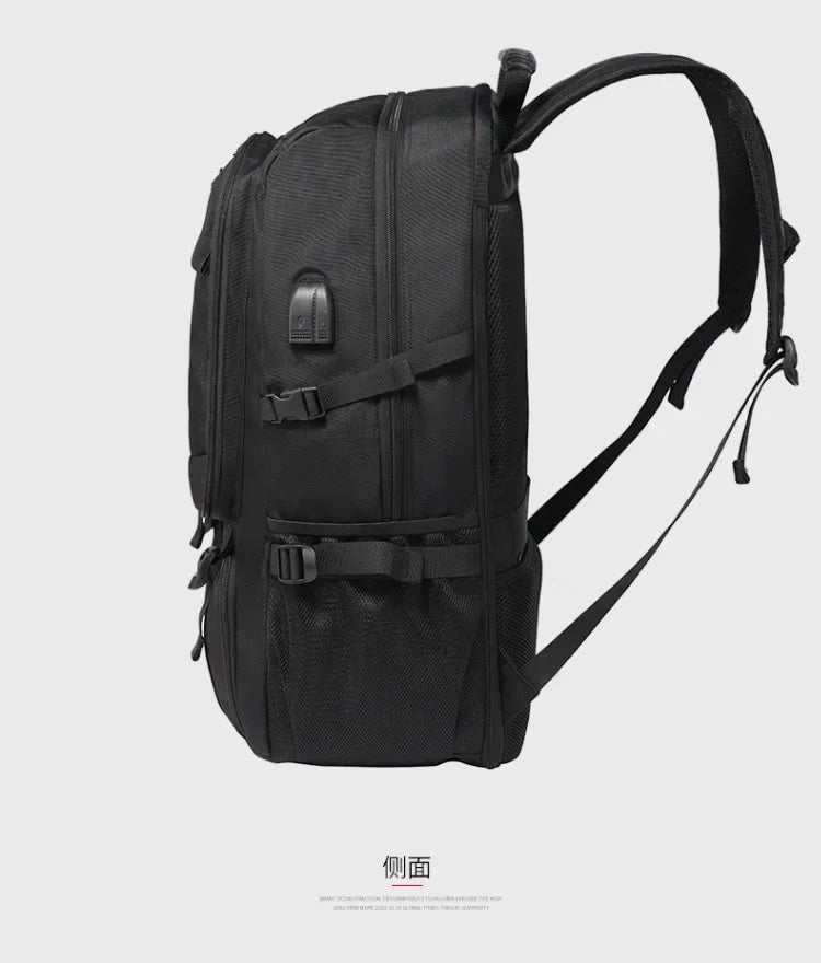 Large capacity men's backpack with high-end feel travel backpacksports outdoor luggage bag mountain climbing bag waterproof
