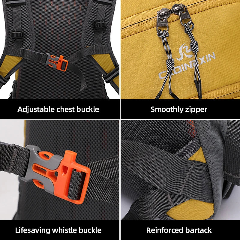 20L Mountaineering Bag Outdoor Climbing Backpack Large Capacity Sports Rucksacks Lightweight Camping Bags Hiking Shoulder Packs
