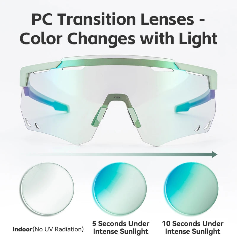 Photochromic UV400 Cycling Glasses