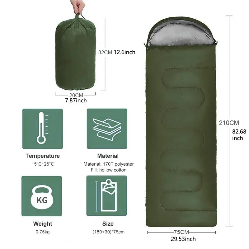 UltraDry – Ultralight Waterproof 4-Season Sleeping Bag