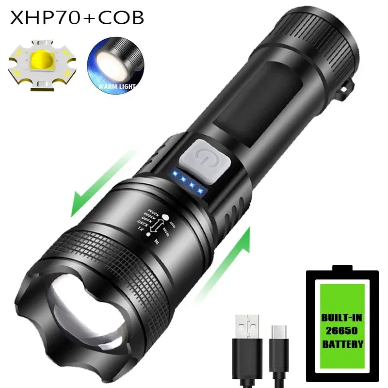 TactiGlow™ Rechargeable LED Flashlight