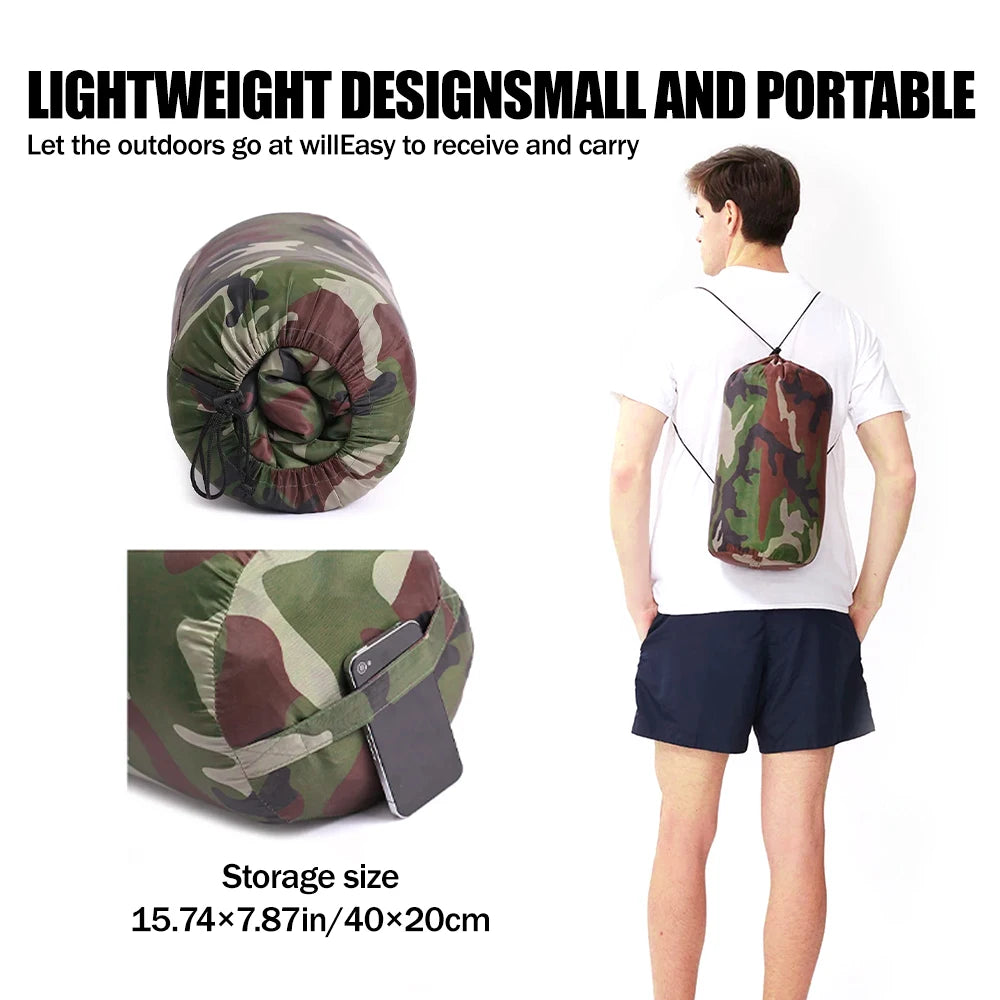 CamoShield – Lightweight Camouflage Sleeping Bag